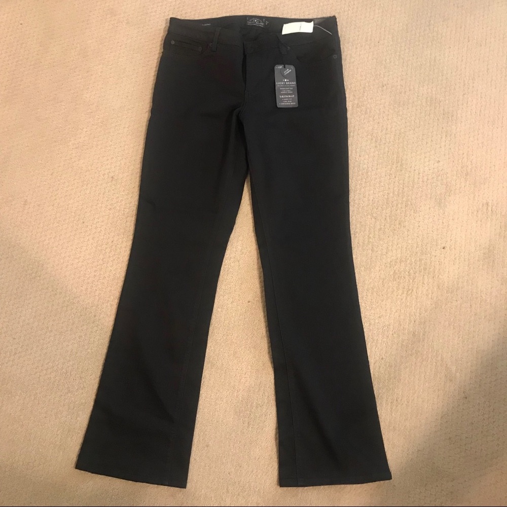 Lucky Brand Jeans- Lolita Boot Black Size 12